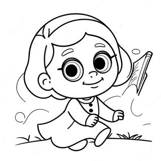 Little Einsteins Annie Coloring Page 34543-27642