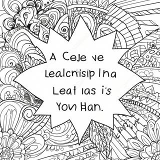 Inspiring Leadership Quotes Coloring Page 34554-27655