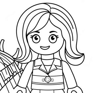 Lego Friends Coloring Page 3456-3314