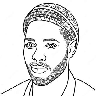 Black Man Coloring Page 34573-27667