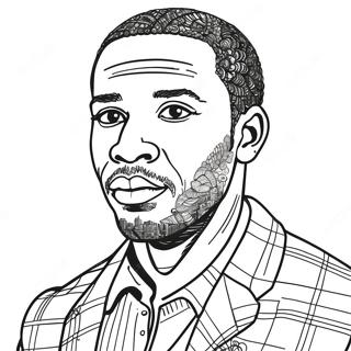 Black Man Coloring Page 34573-27668