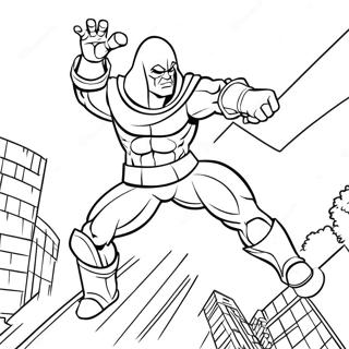 Bibleman In Action Coloring Page 34584-27684