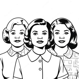 Hidden Figures Coloring Pages