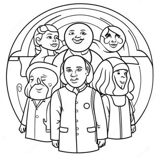 Mystical Hidden Figures Coloring Page 34614-27702