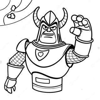 Evil Zurg In Space Coloring Page 34634-27721