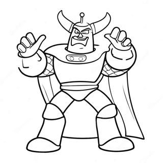 Evil Zurg In Space Coloring Page 34634-27722