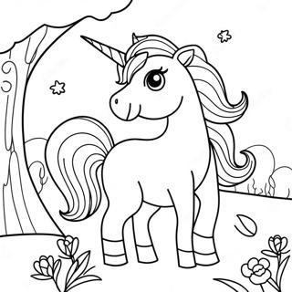 Easter Unicorn Coloring Page 34663-27743