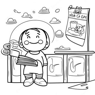 Diary Of A Wimpy Kid Coloring Page 3466-2807