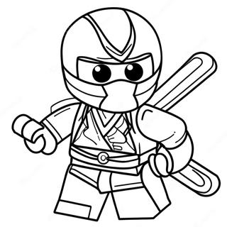 Zane Ninjago Coloring Pages