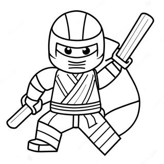 Zane Ninjago In Action Coloring Page 34674-27755