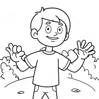 Greg Heffley Funny Moments Coloring Page 3467-2809