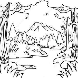 Detailed Shading Nature Scene Coloring Page 34694-27772