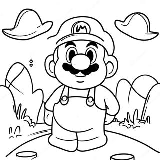 Super Mario Adventure Coloring Page 34714-27785