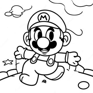 Super Mario Adventure Coloring Page 34714-27786