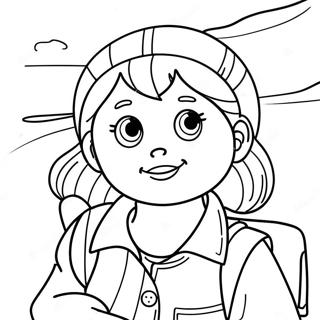 Adventurous Lucy Coloring Page 34724-27796