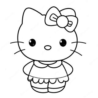 Hello Kitty Coloring Page 34743-27806