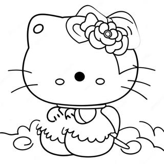 Hello Kitty Coloring Page 34743-27807