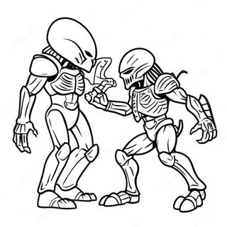 Alien Vs Predator Coloring Pages