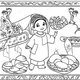 Nowruz Celebration Coloring Page 34813-27864