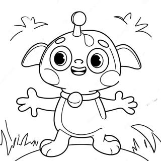 Henry Hugglemonster Coloring Page 34843-27886