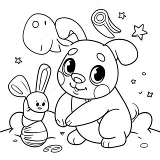 Pibby With Colorful Friends Coloring Page 34864-27906