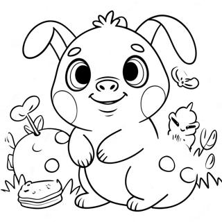 Pibby With Colorful Friends Coloring Page 34864-27908