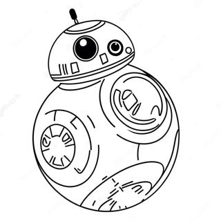 Cute Bb8 With A Happy Face Coloring Page 34884-27922