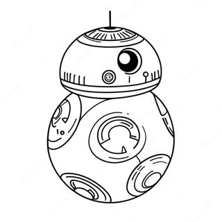 Cute Bb8 With A Happy Face Coloring Page 34884-27923