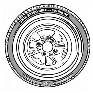 Tire Coloring Page 34893-27932