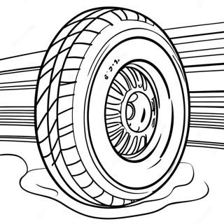 Tire Coloring Pages