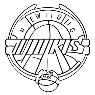 New York Knicks Logo Coloring Page 34943-27965