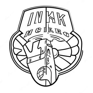 New York Knicks Logo Coloring Page 34943-27968