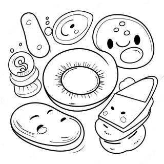 5 Senses Coloring Page 3496-2829