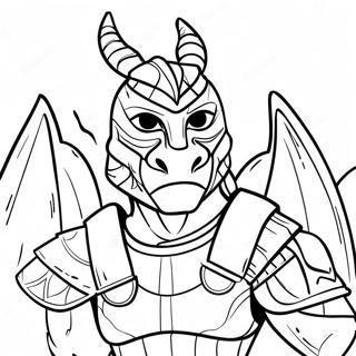 Skyrim Coloring Pages