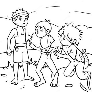 Lord Of The Flies Coloring Page 35013-45666