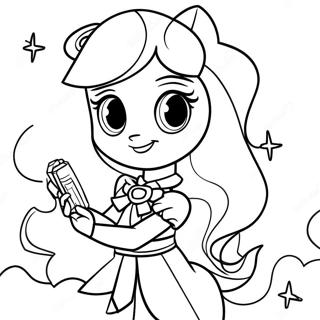 Sunset Shimmer Equestria Girl Coloring Page 35043-28040