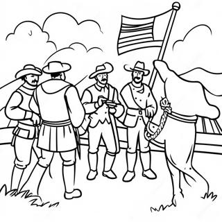 Jamestown Coloring Pages