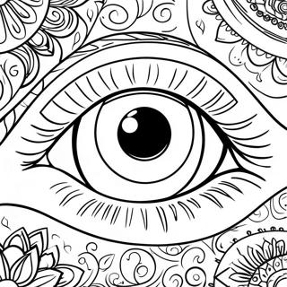 Realistic Eye Coloring Page 3506-2844