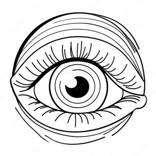 Eye Coloring Pages