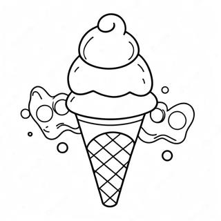 Snow Cone Coloring Page 35083-28070