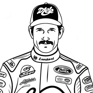 Dale Earnhardt Coloring Page 35093-28084