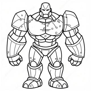 Iron Golem Coloring Page 35123-28110