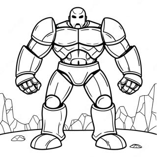 Iron Golem Coloring Page 35123-28111