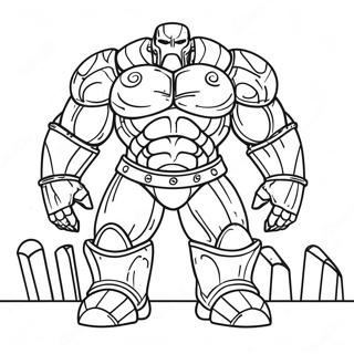 Iron Golem Coloring Page 35123-28112