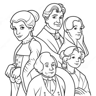 Classic Literature Characters Coloring Page 35134-28117