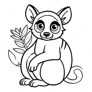 Lemur Coloring Pages