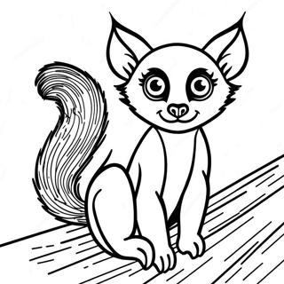 Lemur Coloring Page 35153-28135