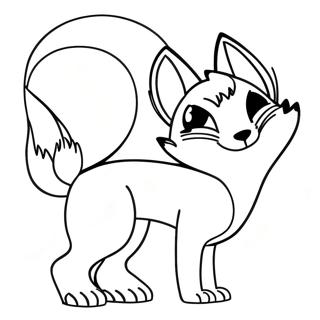 Anime Fox Coloring Page 35163-28146