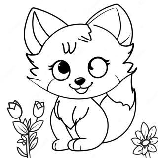 Anime Fox Coloring Pages