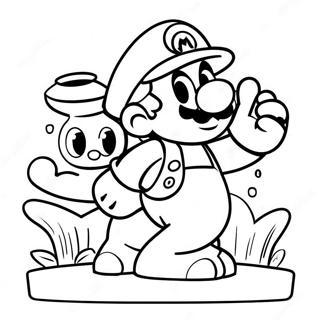 Super Mario Odyssey Coloring Page 3516-2846